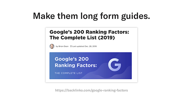 backlinko's 200 google ranking factors