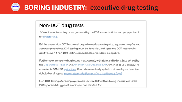 non dot drug testing example 2