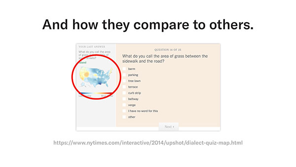 ny times dialect quiz heatmap